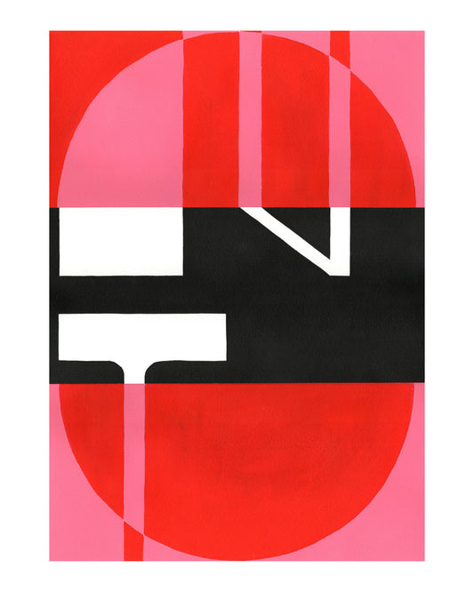 Pink & Red 1/2