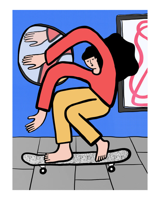 Wiggly Arm Skater-girl